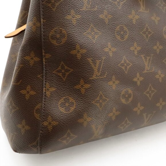LOUIS VUITTON Brown Monogram Shoulder Bag - Picture 10 of 10